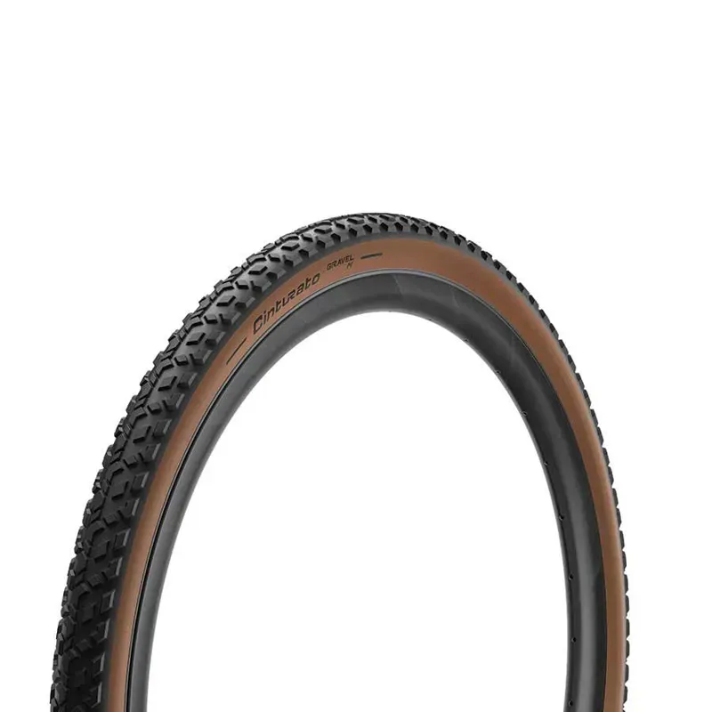Pirelli Cinturato Medium Profile 700x40c Gravel Tire in Black/Tanwall