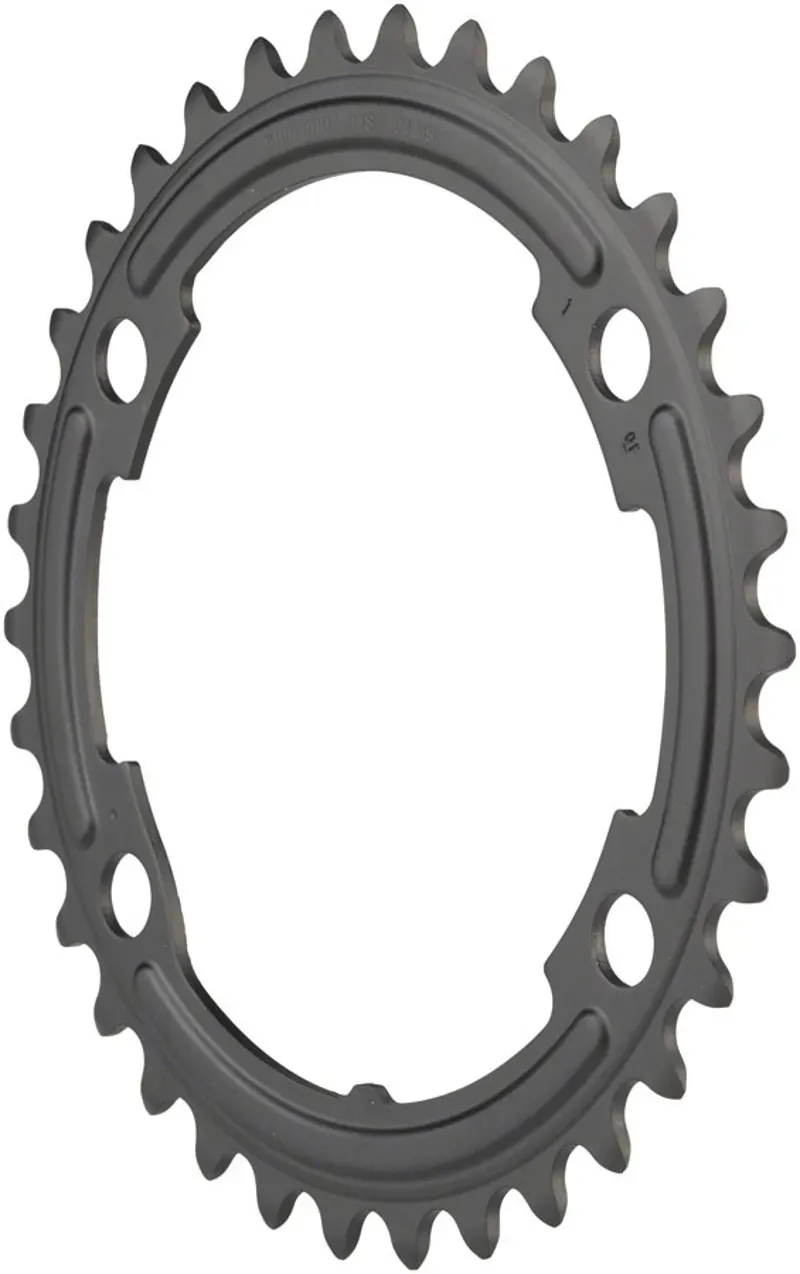 Shimano 105 FC-R7000 39-tooth 4x110 BCD Asymmetric Chainring in Black-1