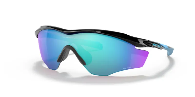 Oakley M2 Frame Xl OO9343-21 In Prizm Sapphire Lenses/Polished Black Frame