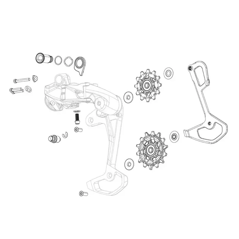 Rear Derailleurs Inner Cage Xx/x0 T-Type Eagle Axs