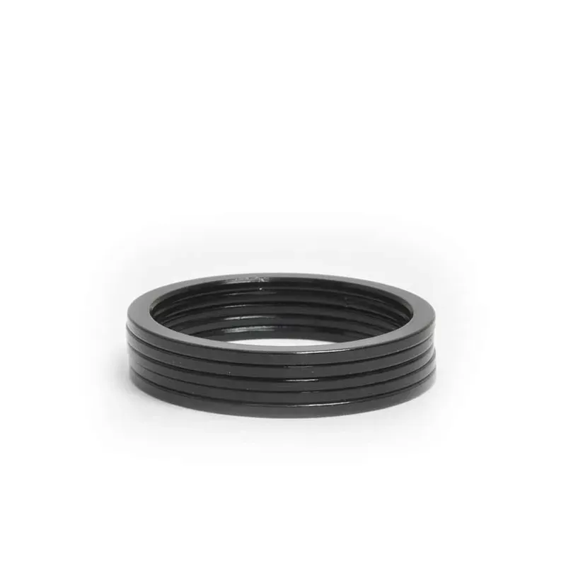 Hdspacer alu1.5mm 1-1/8 Blk 5pk Black 1.5 mm