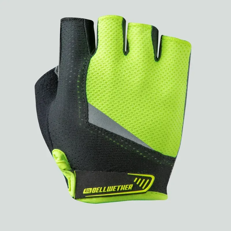 Bellwether Women's Ergo Gel Short Finger Gloves in Hi-Vis