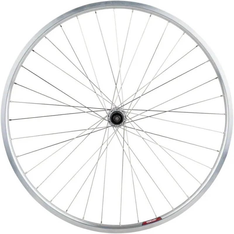 Quality Wheels Value HDS. 700c QR135mm RB HG10 Cl. 36h RW in Silver-3
