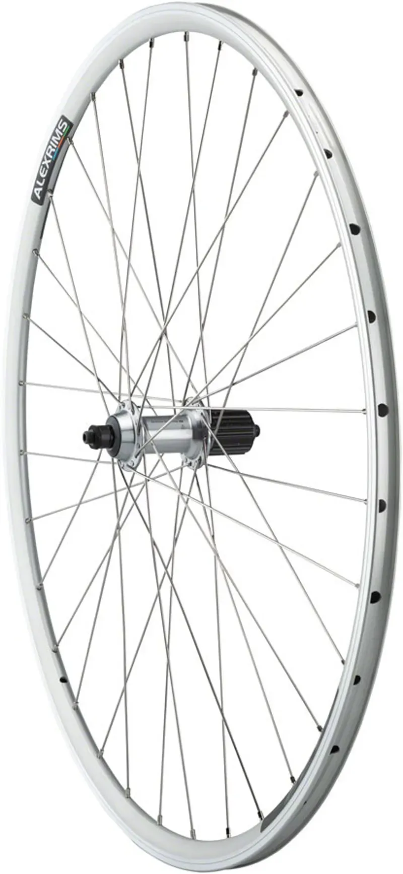 Quality Wheels Tiagra/DA22 700c 32-hole Cl. Rear Road Wheel in Silver