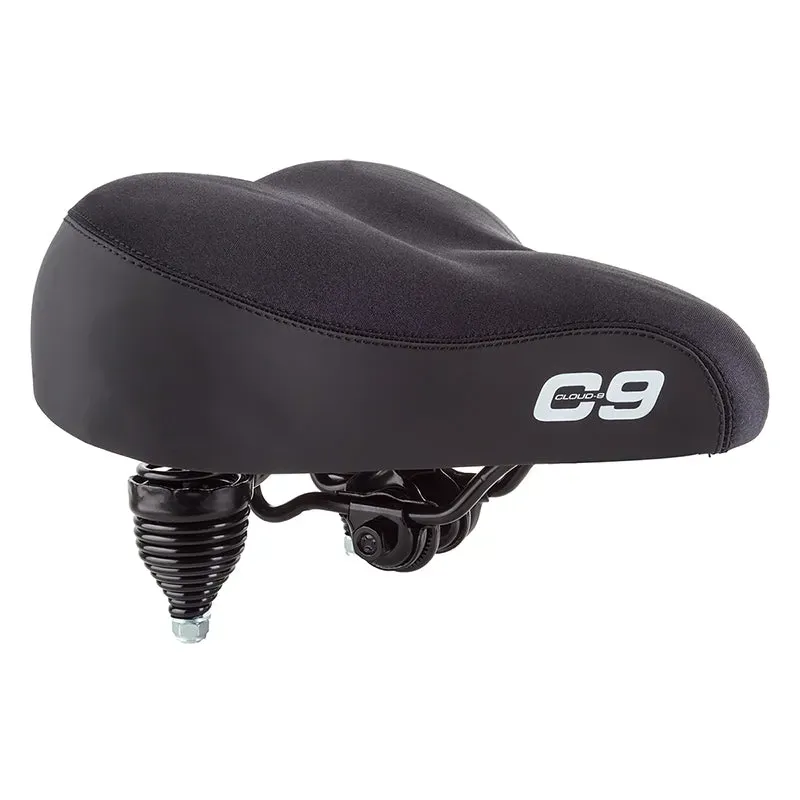Cloud-9 Cruiser Anatomic Lycra Saddle in Black
