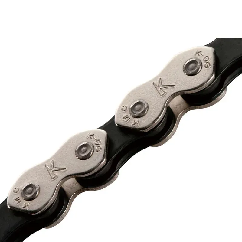 KMC K1 Kool 3/32-inch 112-link Single Speed Chain in Black/Silver