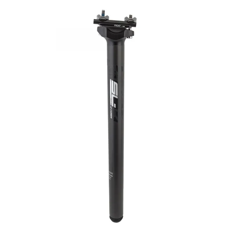 FSA SLK Carbon Di2 27.2x350mm Seatpost in Black/Carbon