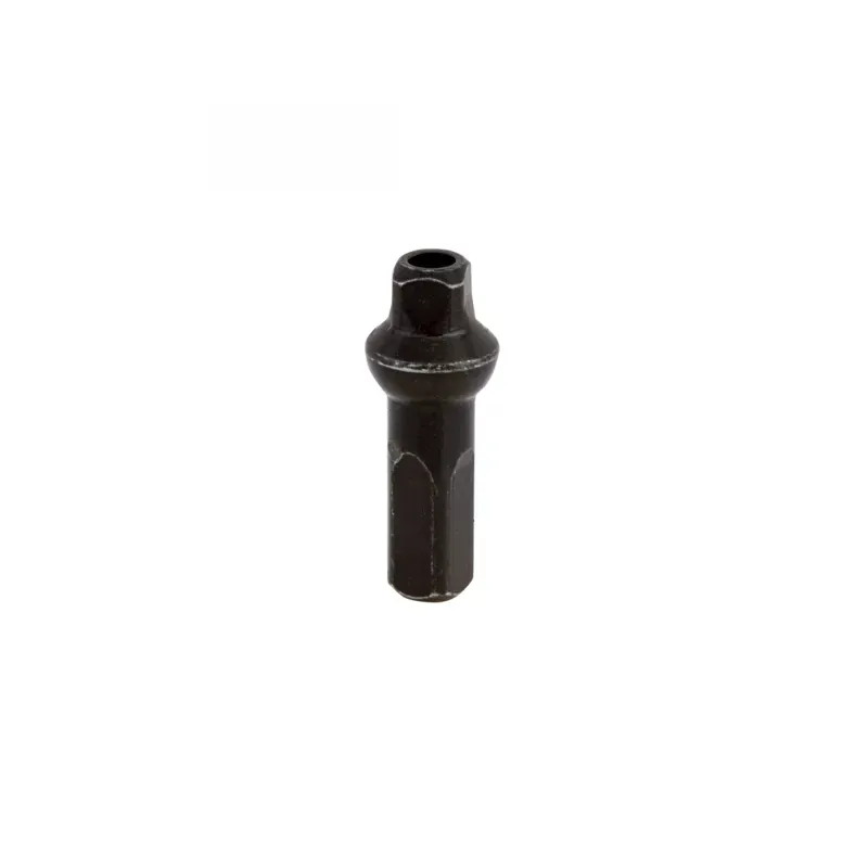 Sapim Polyax Double Sq. Head 16mm Secure Lock Nipple in Brass/Black