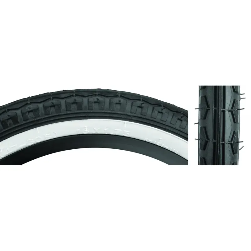 Sunlite K123 16x1.75 Street Tire in Black/White