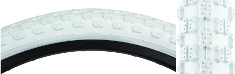 Sunlite MX3 K50 20x1.75 BMX Tire in White