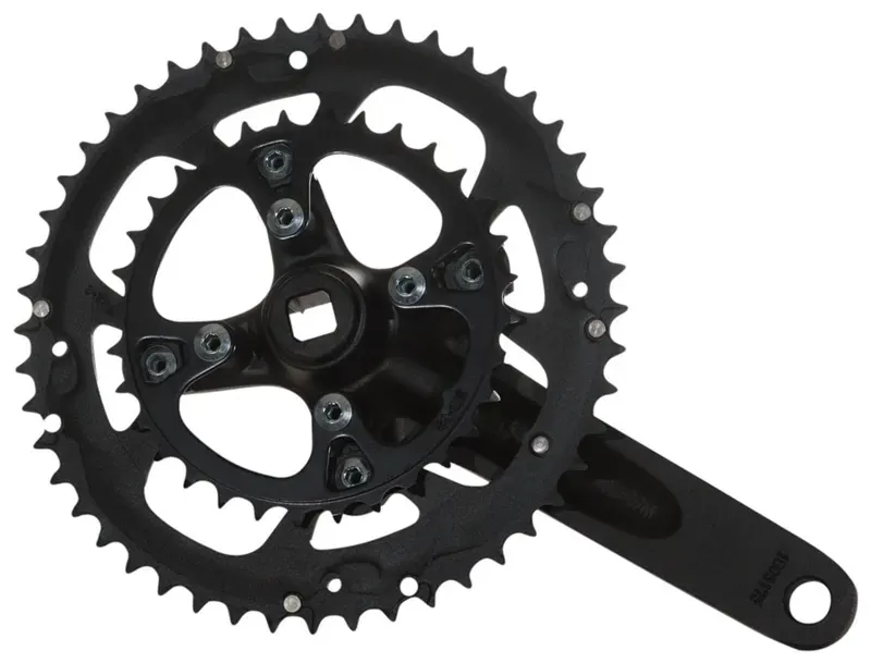 Samox G3s 170mm 9-10-speed 48/32t 104/64-bcd Crankset in Black-1
