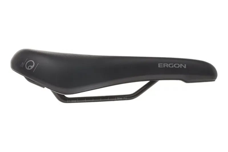 Ergon ST Gel Saddle - Chromoly Black Women's Small/ Medium Black