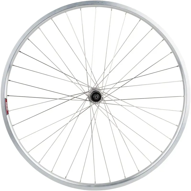 Quality Wheels Value HDS. 700c QR135mm RB HG10 Cl. 36h RW in Silver-1