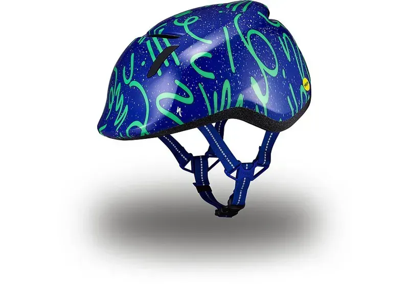 Specialized Mio 2 Toddler Helmet in Sapphire/Electric Green