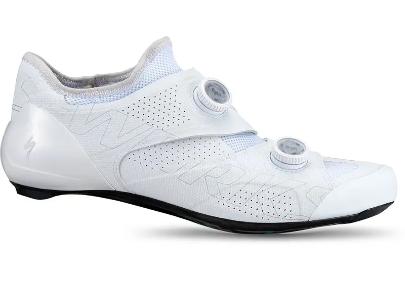 Specialized S-Works Ares Carbon Sole  Road Shoes in White 