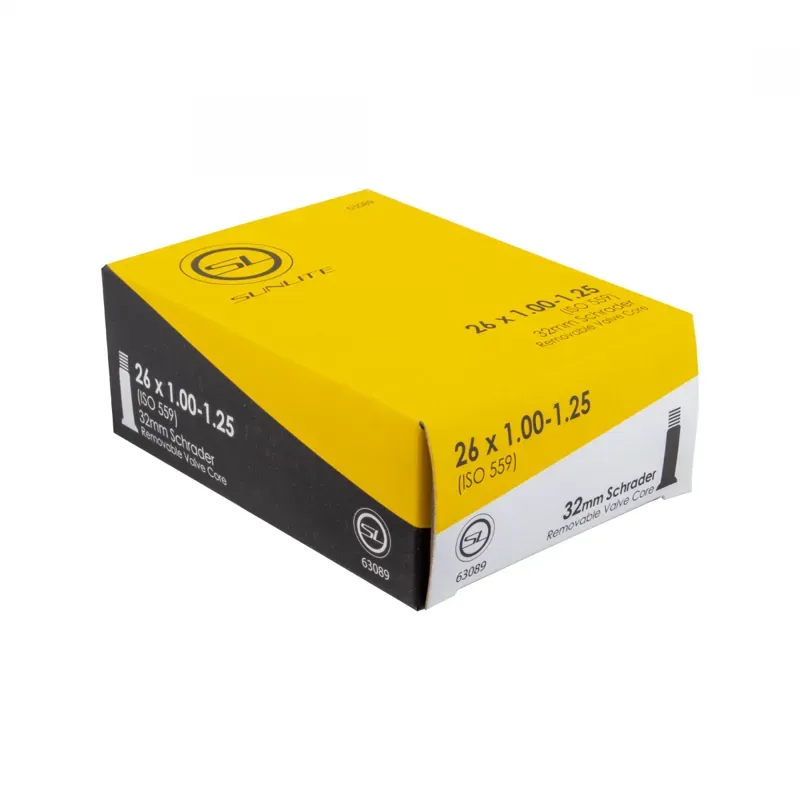 Sunlite Schrader Valve Inner Tube - SV32 33mm 26x1.00-1.25