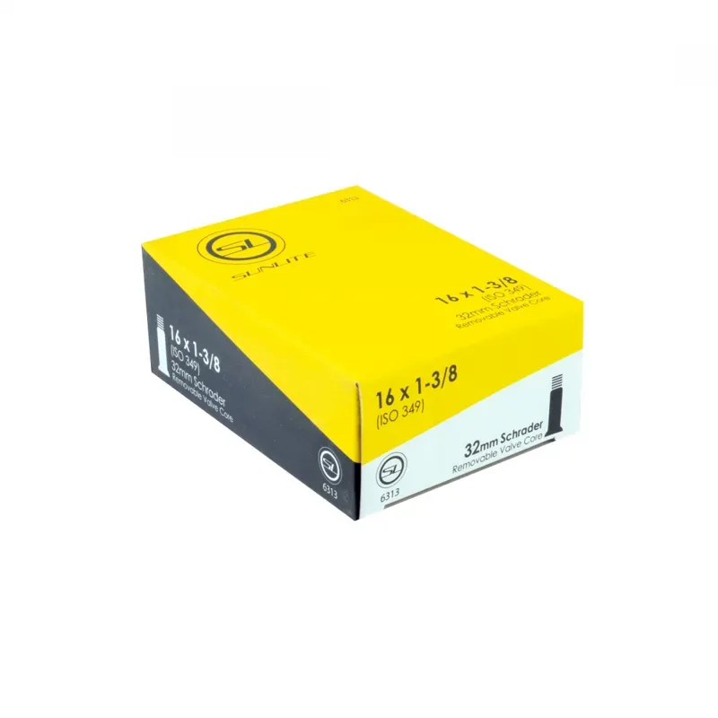 Sunlite Schrader Valve Inner Tube - SV32 33mm 16x1-3/8 349x25