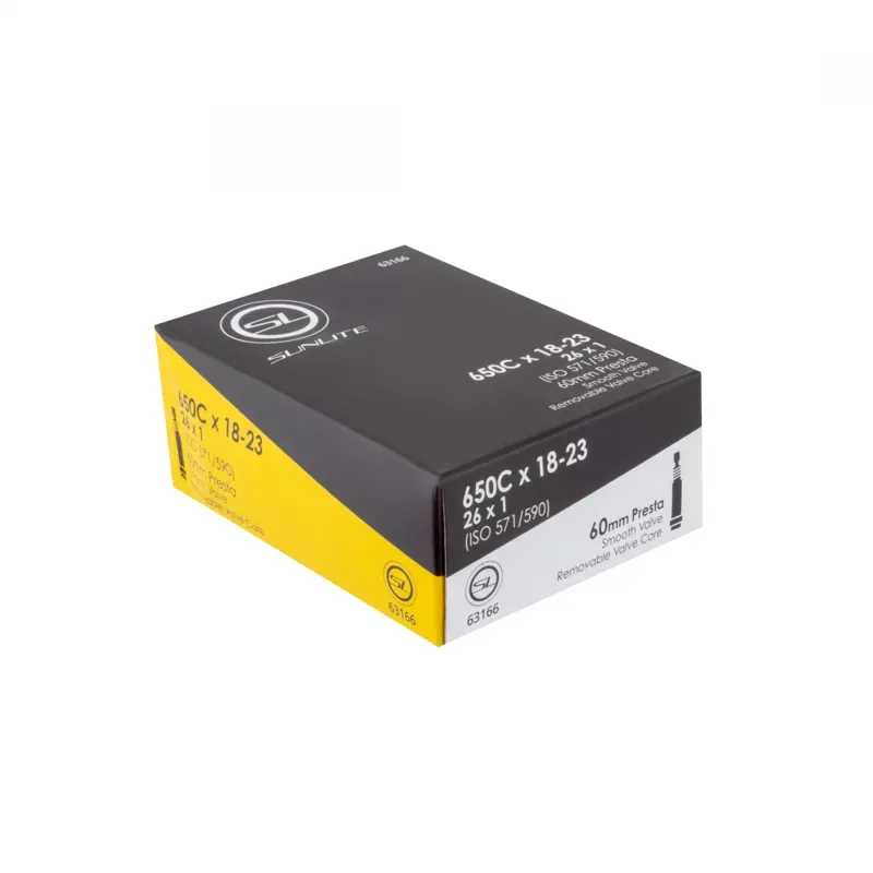 Sunlite PV60/SMTH/RC Inner Tube - 25mm 650cx18-23/26x1-inch