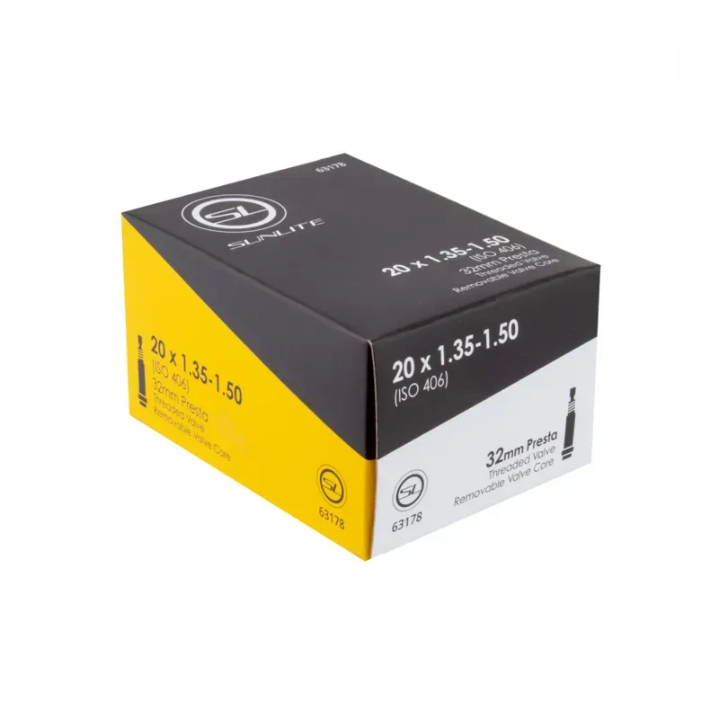 Sunlite PV32/THRD/RC Inner Tube - 38mm 20x1.35-1.50-inch/406x37-45