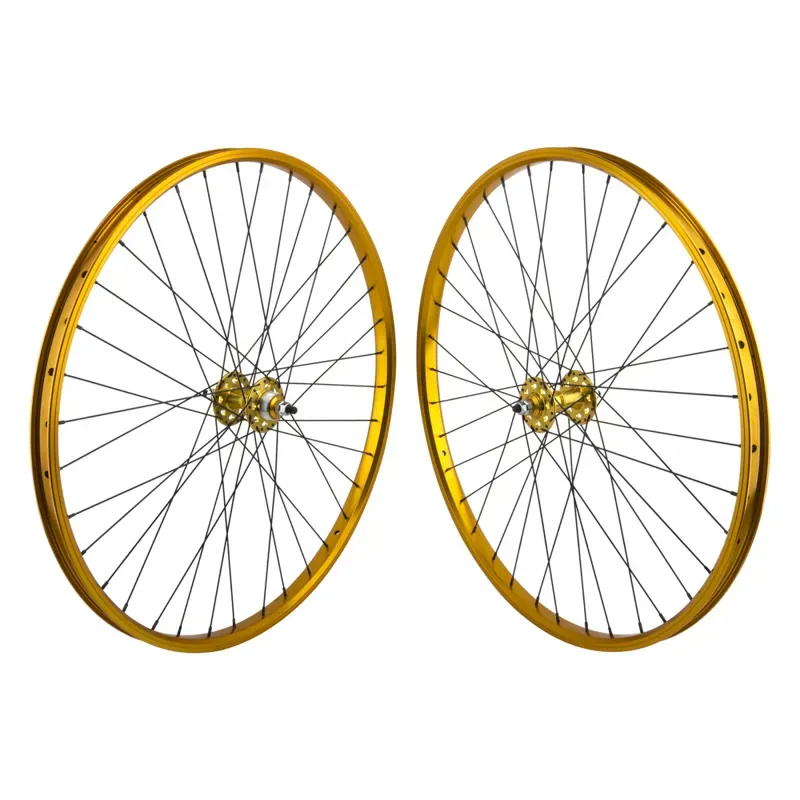 SE Bikes 29-inch 622x24mm 36-hole 110mm DTI2 Wheelset in Gold