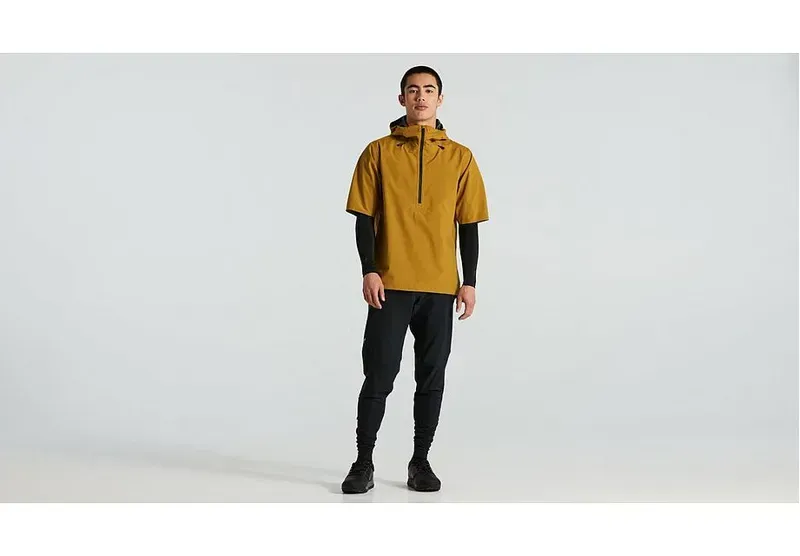Specialized Trail Short Sleeve Rain Anorak in Harvest Gold