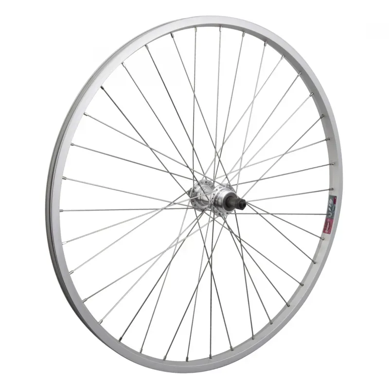Wheel Master 26x1.5-inch 36-hole FW 5/6/7-speed QR Rr. Wheel in Silver