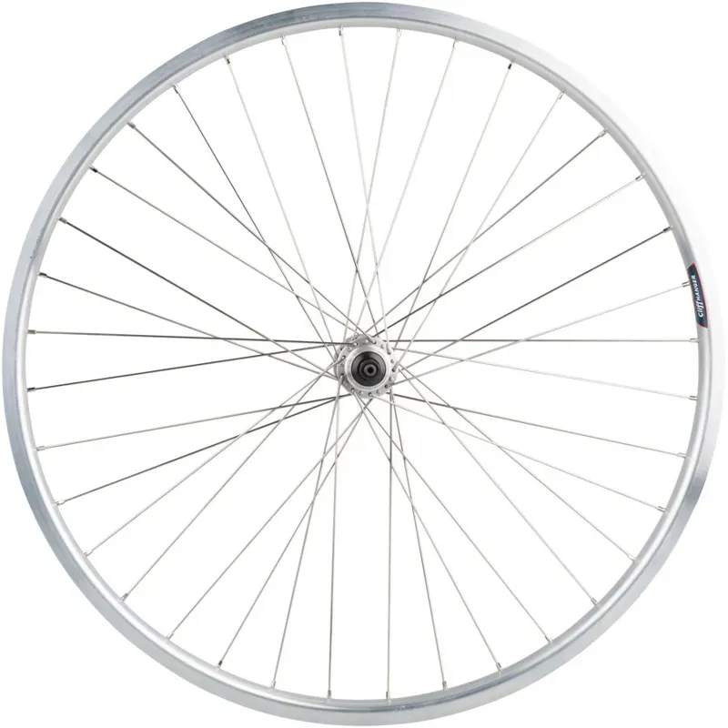 Quality Wheels Value HDS. 700c QR135mm RB HG10 Cl. 36h RW in Silver