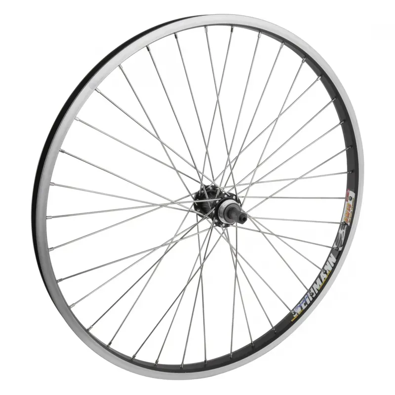 Wheel Master 26-inch Alloy Mountain Double Wall Rear Wheel in Black