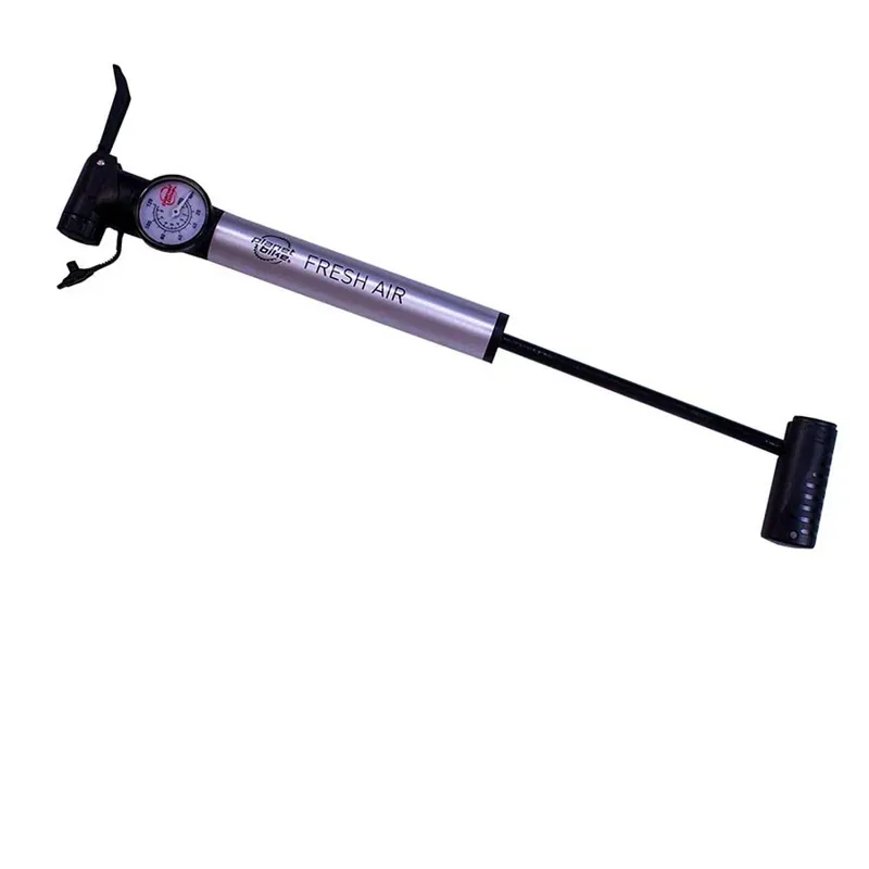 Planet Bike Fresh Air Mini Pump w/Gage in Silver-4