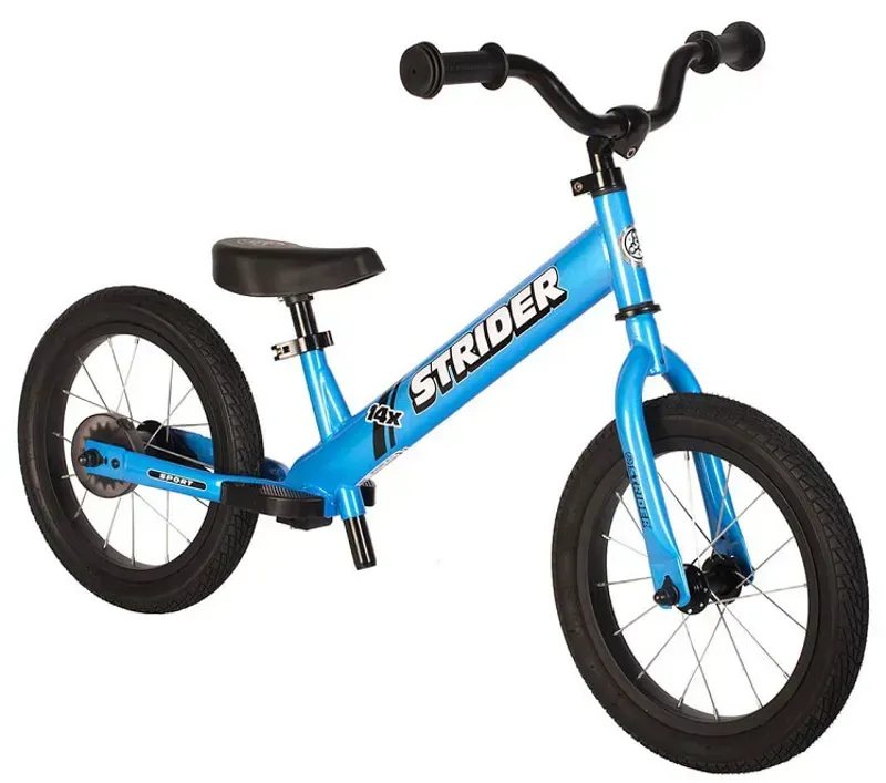 Strider 14X Sport Balance Pedal-free Kids' Bike in Blue