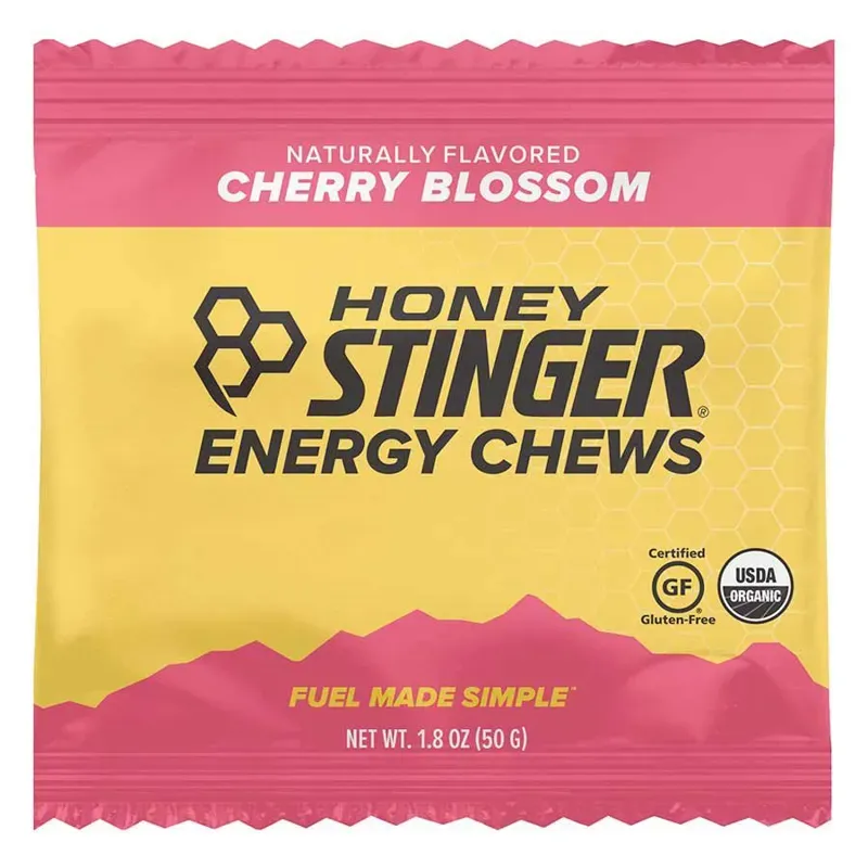 Honey Stinger Organic Energy Chews Cherry Blossoms 12 servings