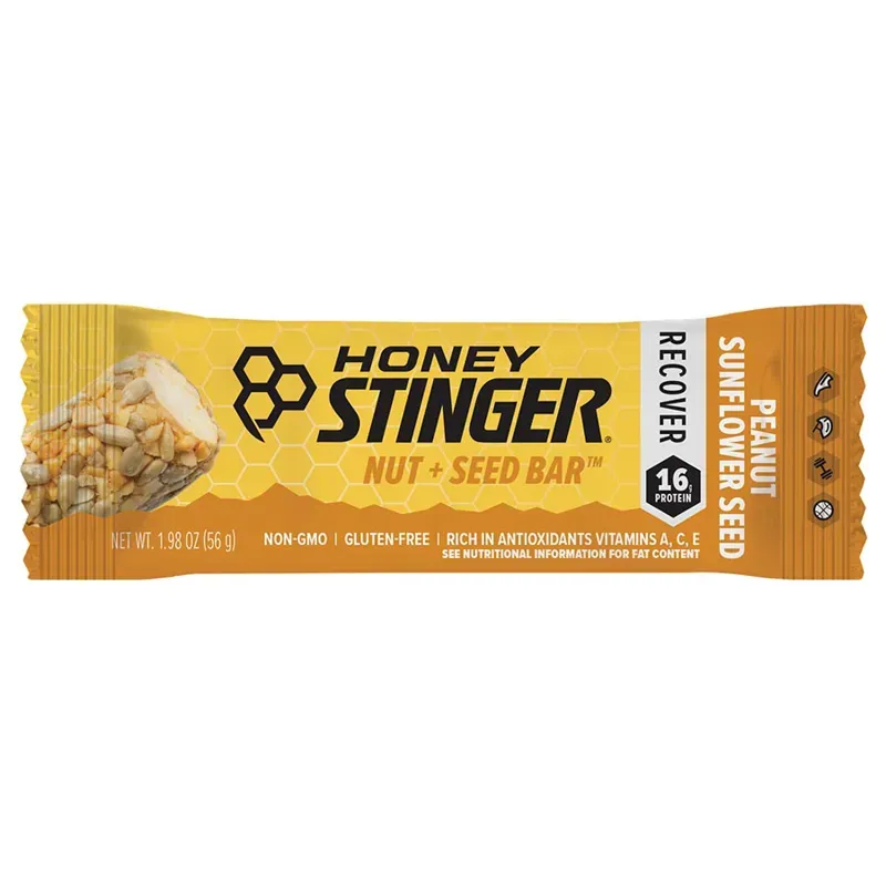 Honey Stinger 12-servings Nut + Seed Bar - Peanut and Sunflower