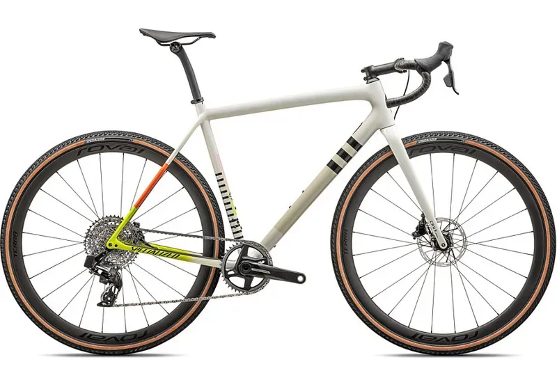 Specialized Crux Pro Gravel Bike in Dune White/Birch/Cactus Bloom Speckle