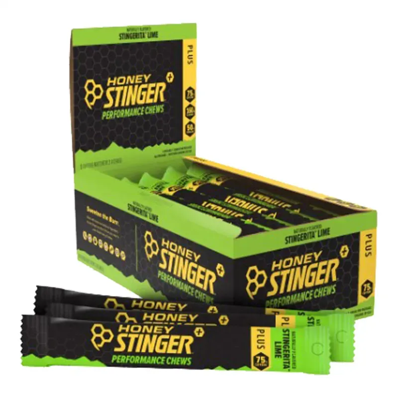 Honey Stinger Caffeinated Chews 12-box - Lime