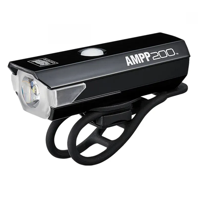 Cateye AMPP200 HL-EL042RC USB-C Front Light in Black