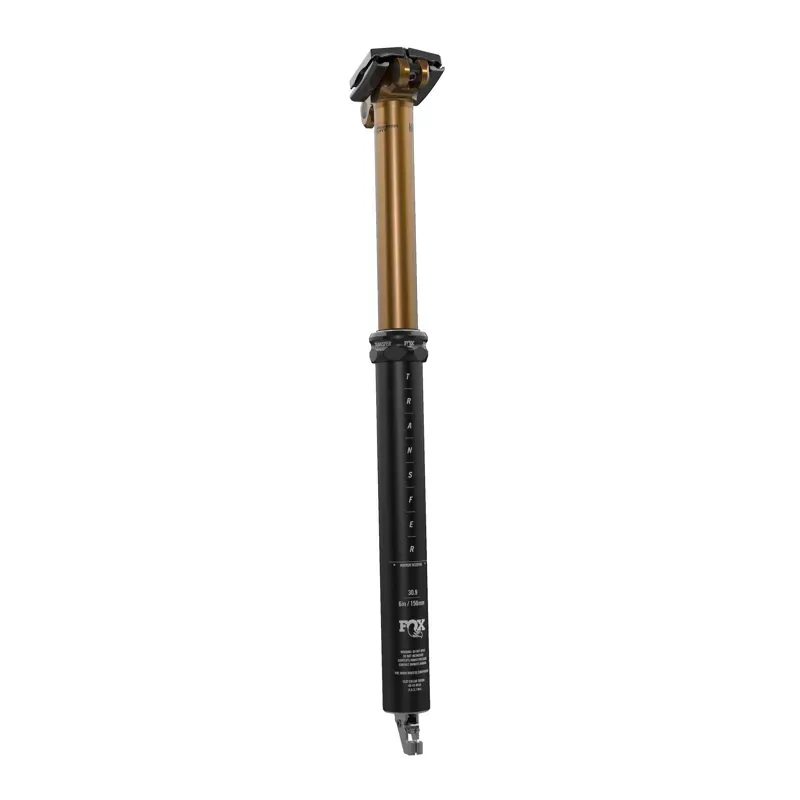 FOX Transfer Factory Dropper Seatpost - 30.9 150 Mm Internal Routing Kashima Coat Upper Black/ Kashima Coat
