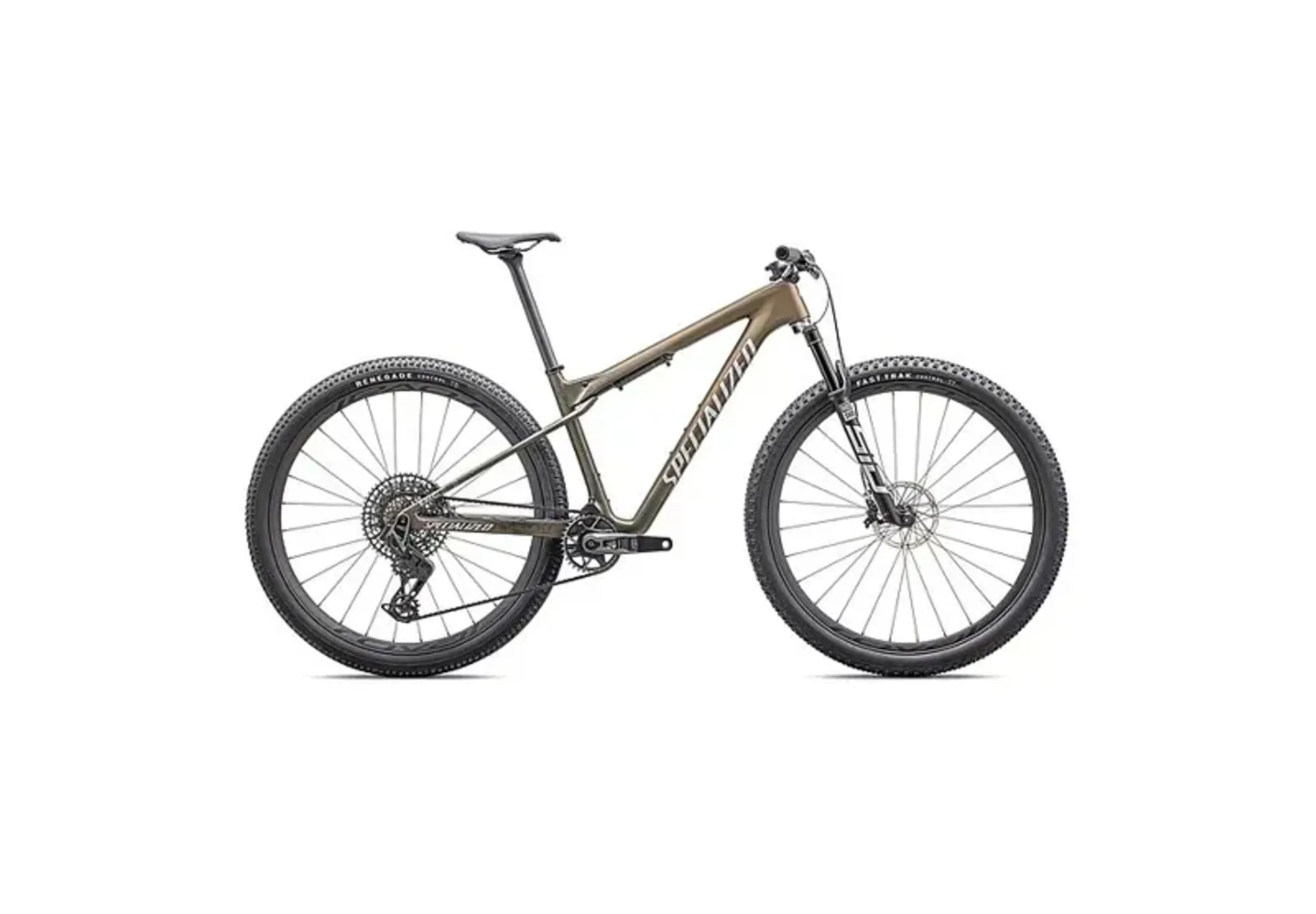SPECIALIZED EPIC WORLD CUP PRO XC MOUNTAIN BIKE IN SATIN BURNT GOLD  METALLIC/LIQUID METAL