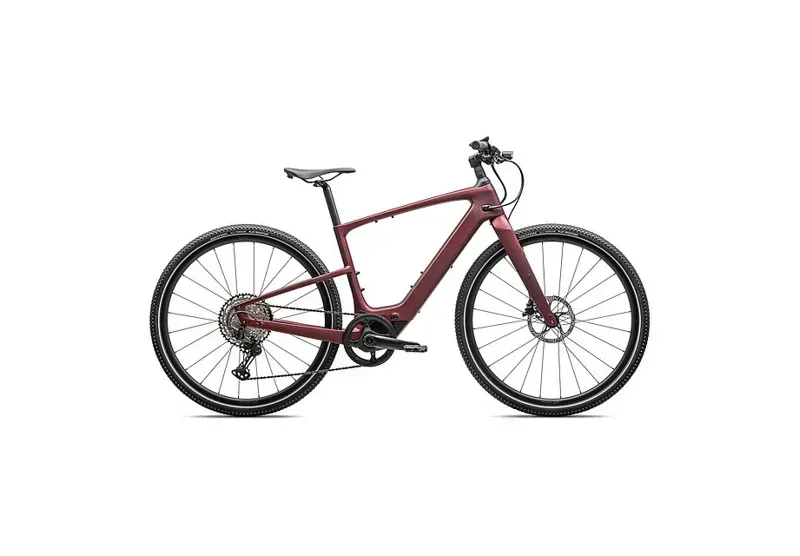 SPECIALIZED TURBO VADO SL E-CITY BIKE IN SATIN RED SKY/RED ONYX FROST