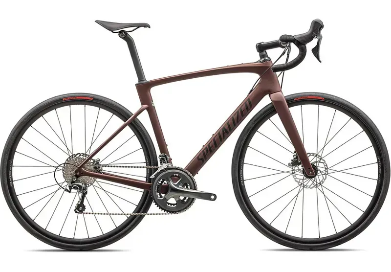 Specialized Roubaix SL8 Road Bike in Satin Rusted Red/Obsidian