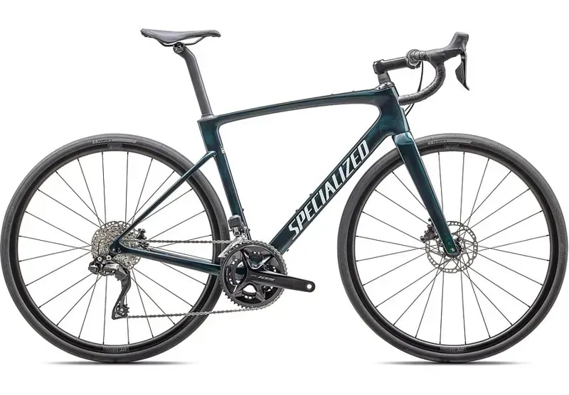 Specialized Roubaix SL8 Comp Carbon Road Bike in Lagoon o/ Carbon/Morning Mist