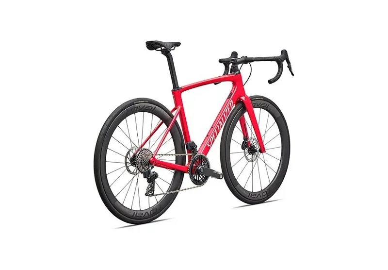 Specialized Roubaix SL8 Pro SRAM Force AXS Road Bike in Vivid Red/Silver-5