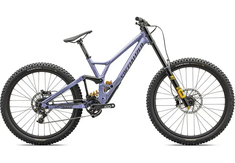 Specialized Demo Race Mountain Bike in Powder Indigo/Black Chrome