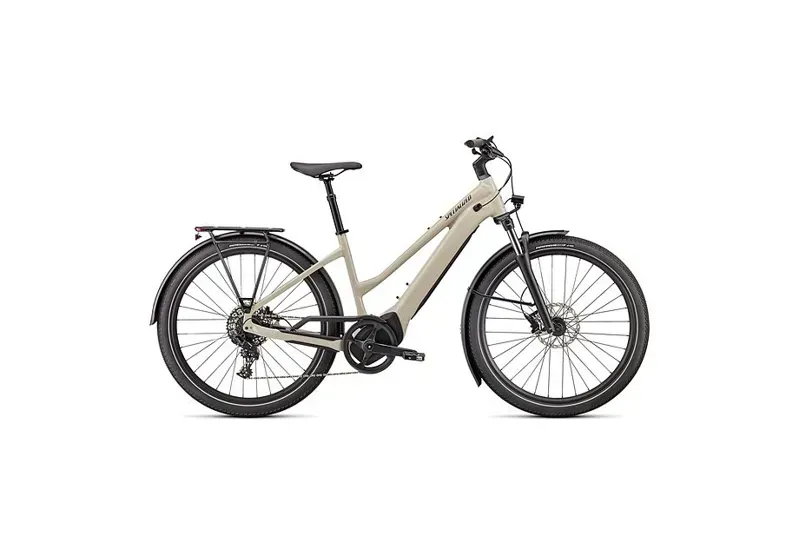 Specialized Turbo Vado 4.0 Step-Through E-City Bike In White Mountains/Black Reflecitve