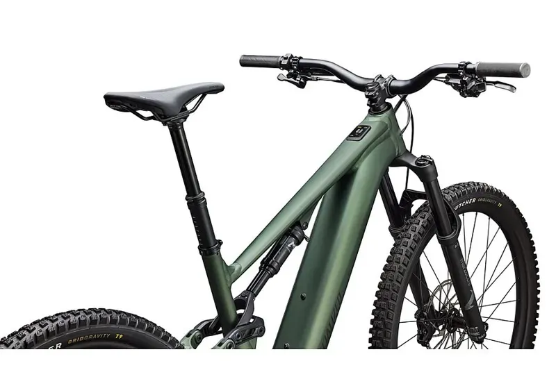 Specialized Turbo Levo 4 Alloy eMTB in Satin Cypress Metallic/Dark Moss Green-4