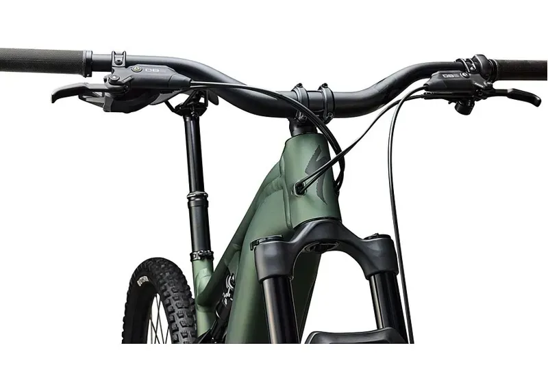 Specialized Turbo Levo 4 Alloy eMTB in Satin Cypress Metallic/Dark Moss Green-5