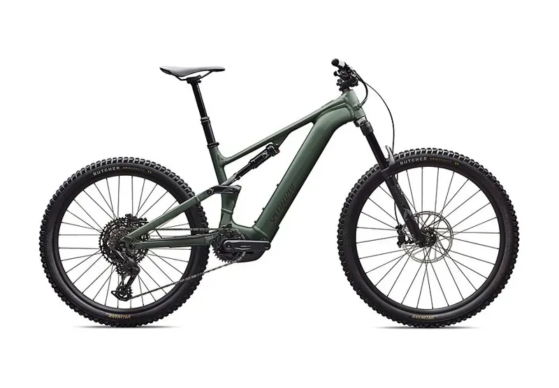 Specialized Turbo Levo 4 Alloy eMTB in Satin Cypress Metallic/Dark Moss Green-1
