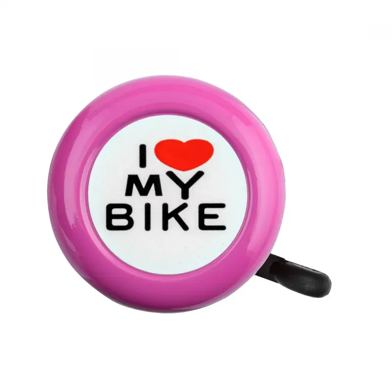 Sunlite I Love My Bike Ringer Bell in Pink