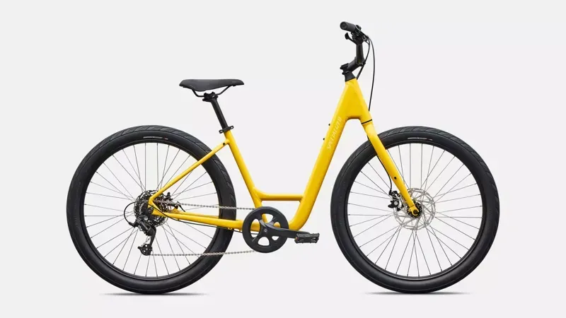 Specialized Roll 2.0 Low Entry Fitness Bike in Gloss Brassy Yellow