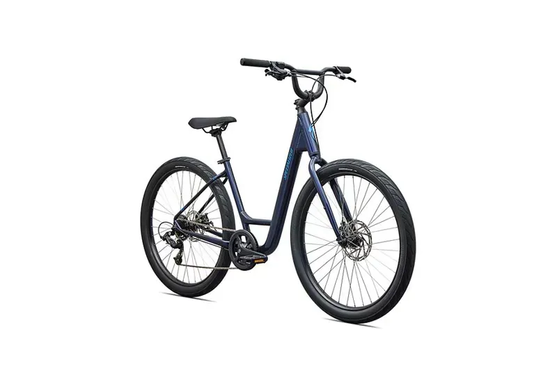 Specialized Roll 2.0 Low Entry Fitness Bike in Gloss Metallic Deep Marine-1