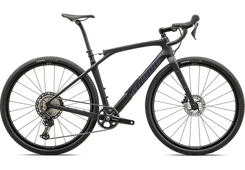 Specialized Diverge STR Comp Gravel Bike in Metallic Midnight Shadow/Violet Ghost Pearl
